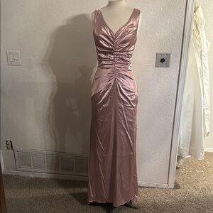 Jessica McClintock Elegant Pink Evening Gown prom dress